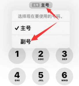 明水苹果14维修店分享iPhone 14 Pro Max使用副卡打电话的方法 